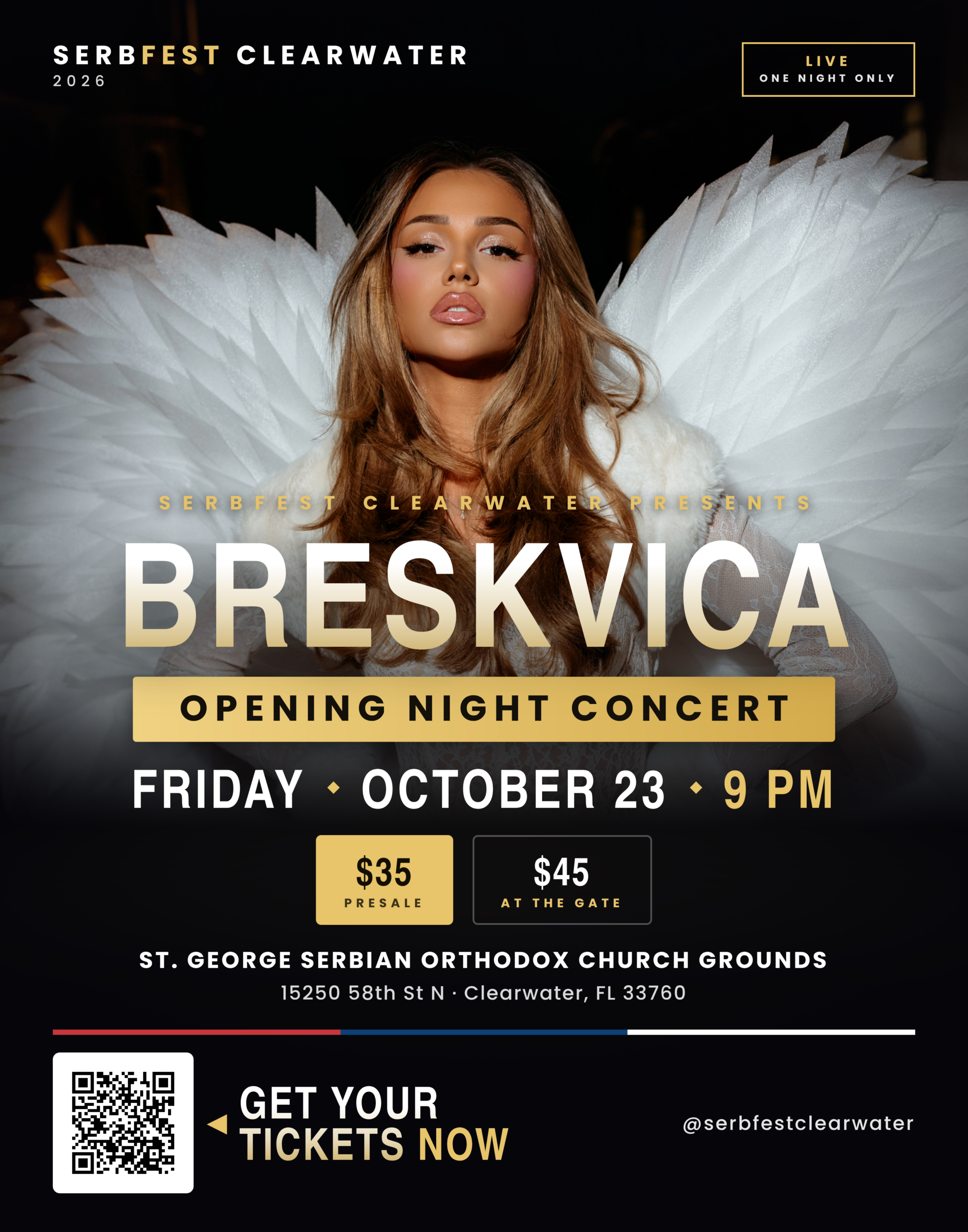 Breskvica opening night concert poster